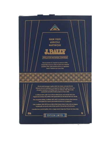 Rhum J. Bally Vieux Édition limitée Art déco...