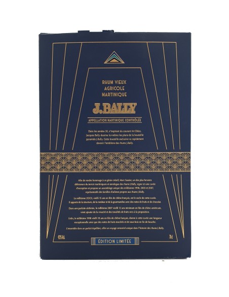 Rhum J. Bally Vieux Édition limitée Art déco Batch 1 42%