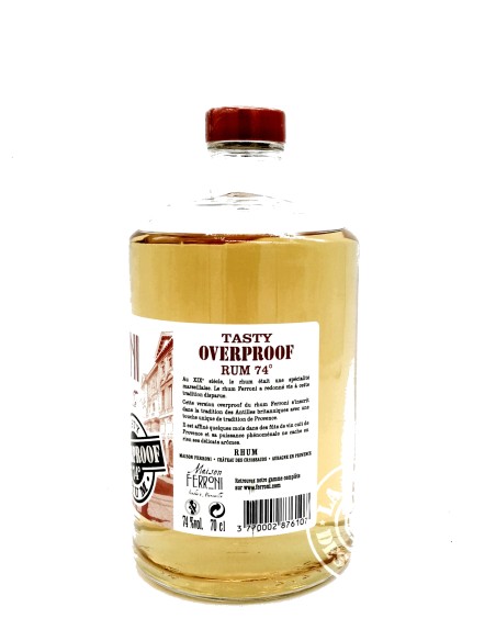 Rhum Ferroni Ambré Tasty Overproof 74%