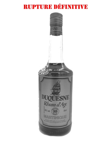Rhum Duquesne Hors d'Âge 10 ans 45%