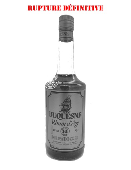 Rhum Duquesne Hors d'Âge 10 ans 45%