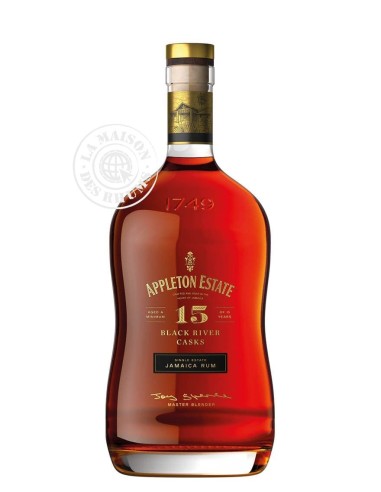 Rhum Appleton Estate Vieux 15 ans Black River...