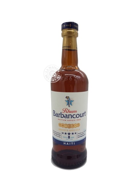 Rhum Barbancourt Vieux 8 ans Réserve Spéciale 5 Étoiles 43%
