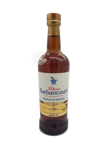 Rhum Barbancourt Vieux 15 ans Réserve du...
