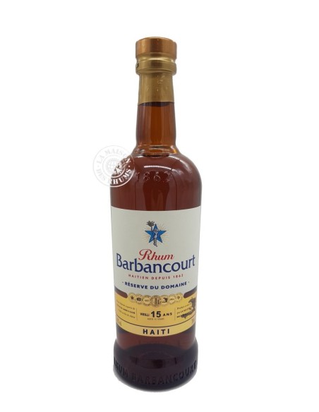 Rhum Barbancourt Vieux 15 ans Réserve du Domaine 43%