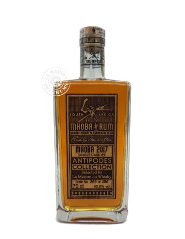 Rhum Mhoba Vieux Rare Cask Millésime 2017...