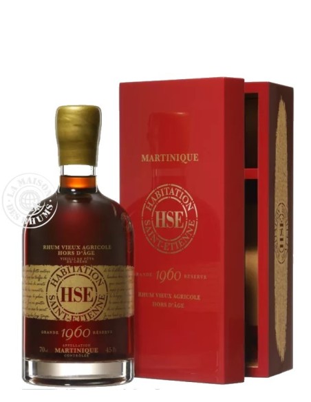 Rhum HSE Vieux Agricole Millésime 1960 45%