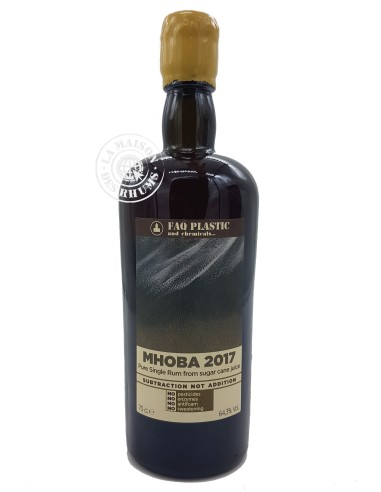 Rhum Mhoba Vieux FAQ Plastic Velier Millésime...