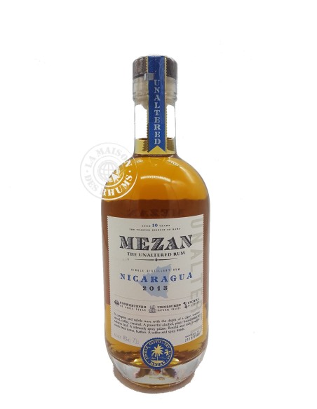 Rhum Mezan Vieux Rum Nicaragua 10 ans Millésime 2013 46%