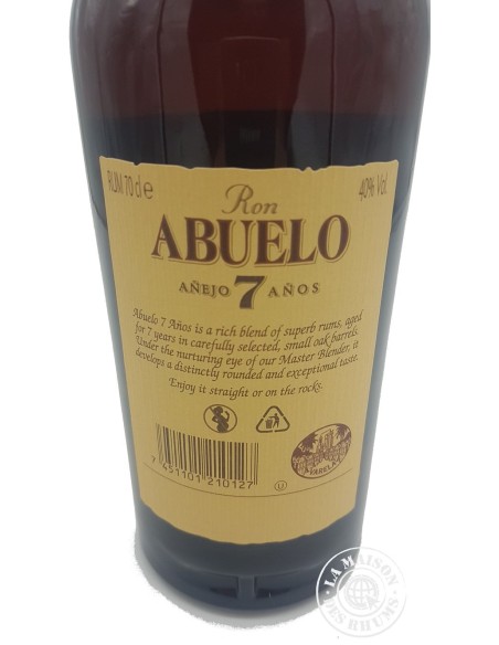 Rhum Abuelo Vieux Añejo 7 ans 40%
