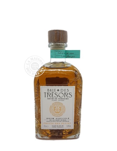 Rhum Baie des Trésors Ambré Fruits des Pluies 50%
