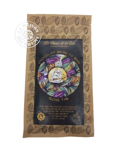 Chocolat Les Frères de la Côte Noir 71% Bean to...