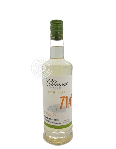 Rhum Clément Blanc L'Initial Brut de Colonne 71,4%