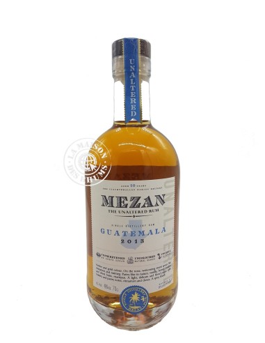 Rhum Mezan Vieux Rum Guatemala Millésime 2013...