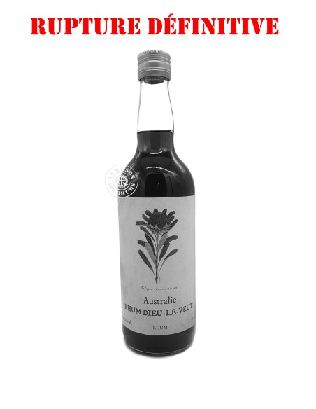 Rhum Dieu-le-Veut Vieux Australie 2013 8 ans 52%