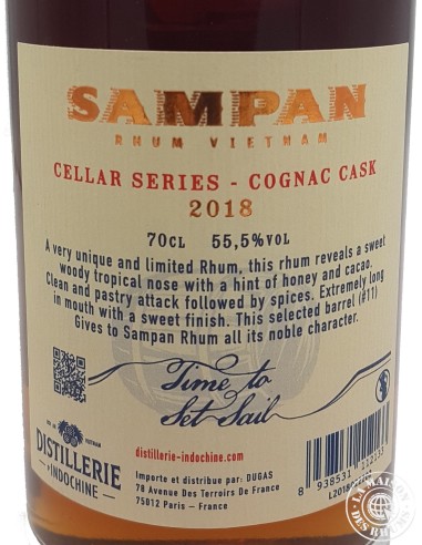 Rhum Sampan Vieux Cellar Series 2018 55,5%