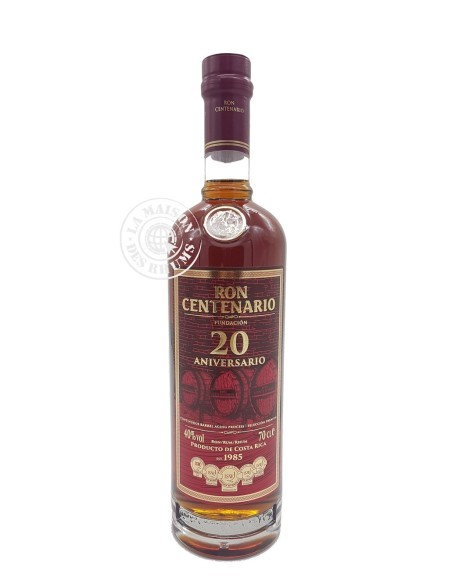 Rhum Centenario Vieux 20 Fundacion 40%