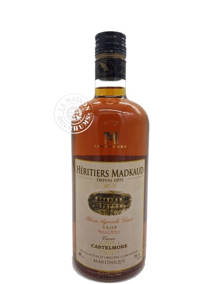 Rhum Héritiers Madkaud Vieux VSOP Cuvée Castelmore 40%