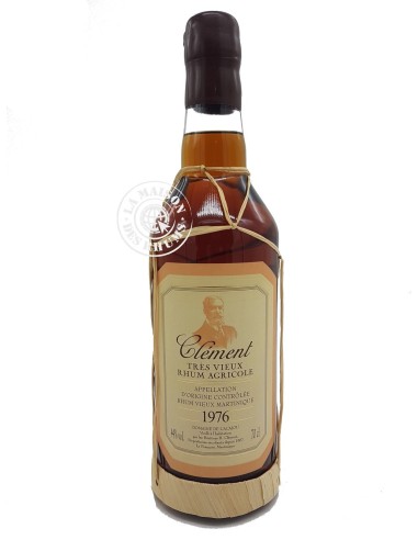 Rhum Clément Très Vieux Millésime 20 ans 1976 44%