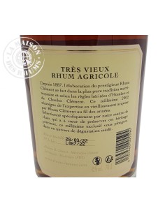 Rhum Clément Vieux Millésime 2002 42% 2