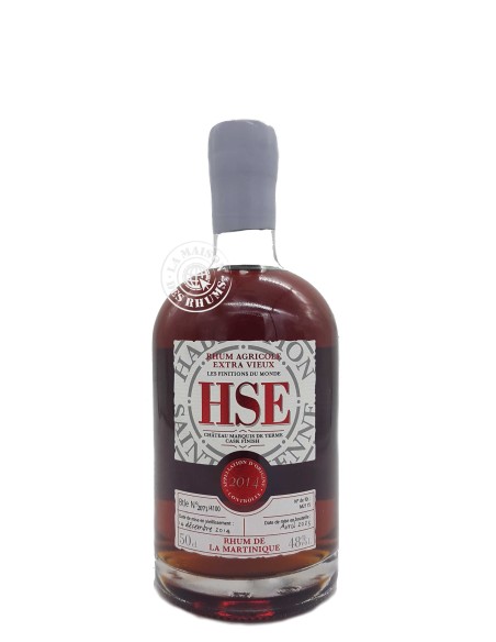 Rhum HSE Vieux Finition Château Marquis de Terme Millésime 2014 48% 50cl