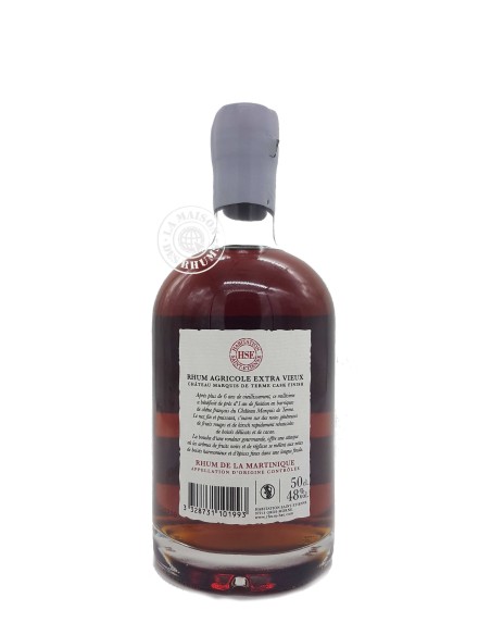 Rhum HSE Vieux Finition Château Marquis de Terme Millésime 2014 48% 50cl