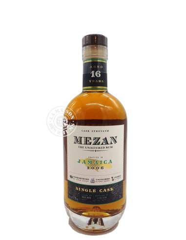 Rhum Mezan Vieux Jamaica Millésime 2006 16 ans...