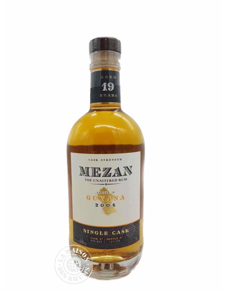 Rhum Mezan Vieux Guyana Diamond Millésime 2004 Single Cask 56.9%