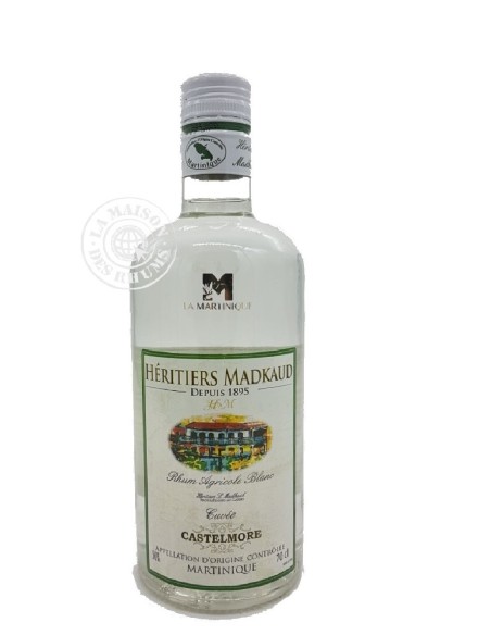 Rhum Héritiers Madkaud Blanc Cuvée Castelmore 50%