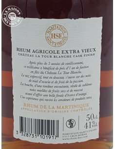 Rhum HSE Vieux Finition Sauternes Château La Tour Blanche... 2