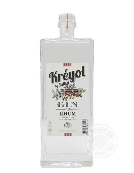 Gin Ferroni Kreyol Le Gin au Rhum 44% 50cl