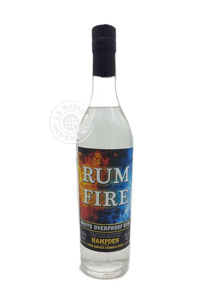 Rhum Hampden Estate Rum Fire White Overproof 63%