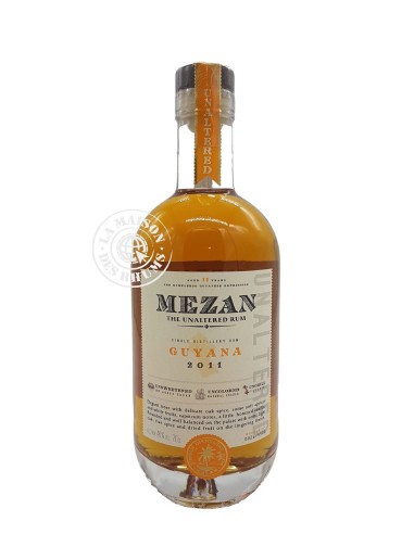 Rhum Mezan Vieux Guyana Millésime 2011 11 ans 46%