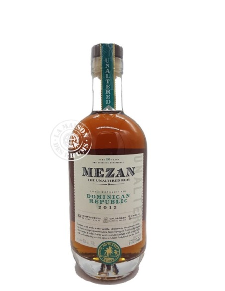 Rhum Mezan Rum Vieux Dominican Republic Millésime 2012 10 ans 46%