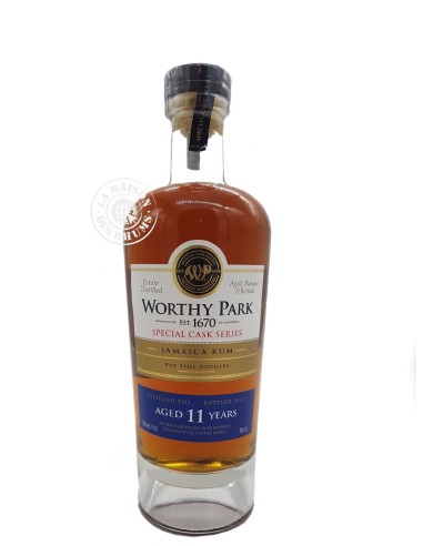 Rhum Worthy Park Vieux Cognac Cask Finish 2011 55%