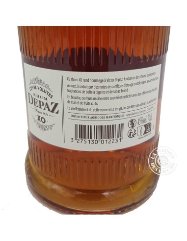 Rhum Depaz Vieux XO Cuvée Volutes 45%
