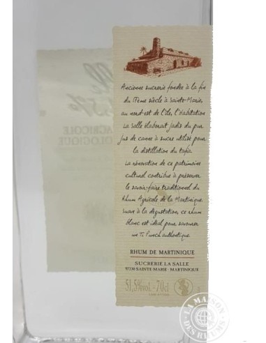 Rhum La Salle Blanc 51,5%vol