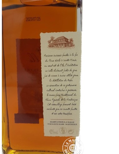 Rhum La Salle Vieux VSOP 42%vol