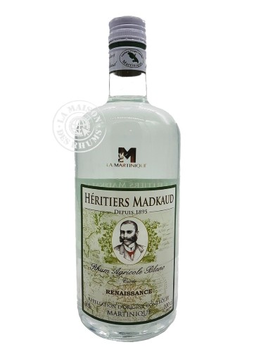 Rhum Héritiers Madkaud Blanc Cuvée Renaissance...