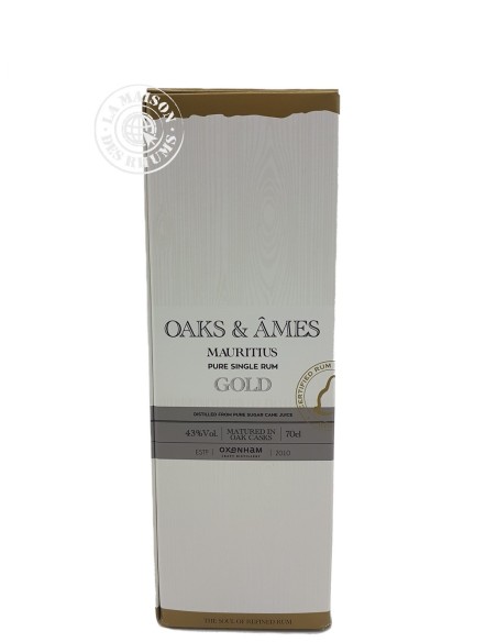 Rhum Oaks & Âmes Ambré Gold 43%