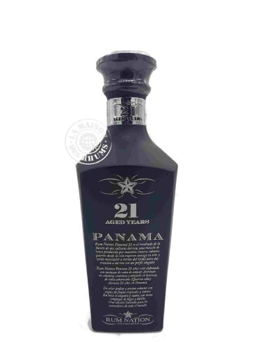 Rhum Rum Nation Vieux Panama 21 ans Decanter 40%
