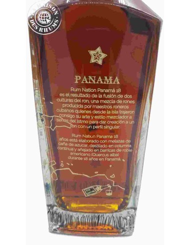 Rhum Rum Nation Vieux Panama 18 ans Decanter 40%