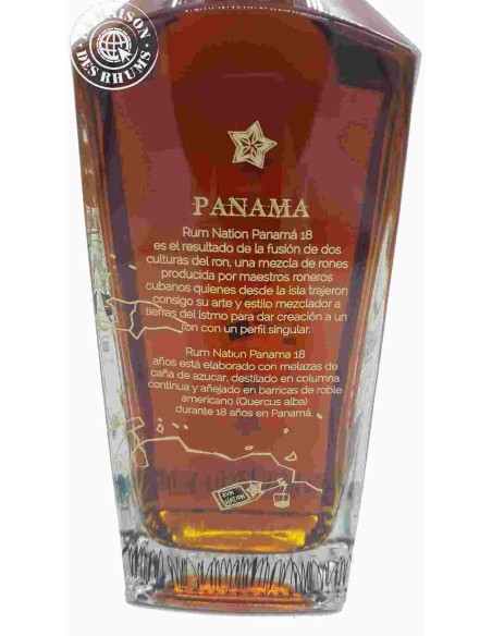 Rhum Rum Nation Vieux Panama 18 ans Decanter 40%