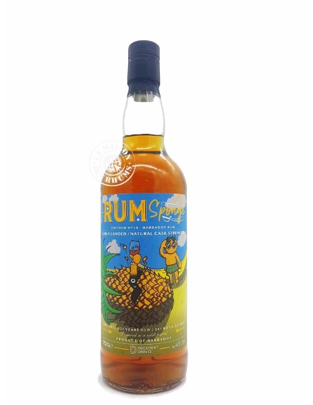 Rhum Rum Sponge Vieux Barbados 21 ans 2000 49%