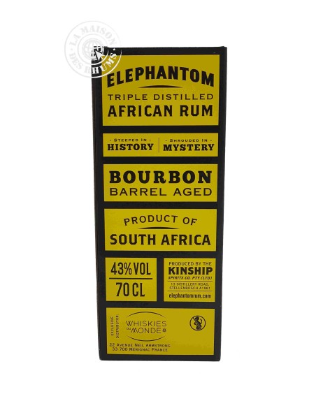 Rhum Elephantom Vieux 43%