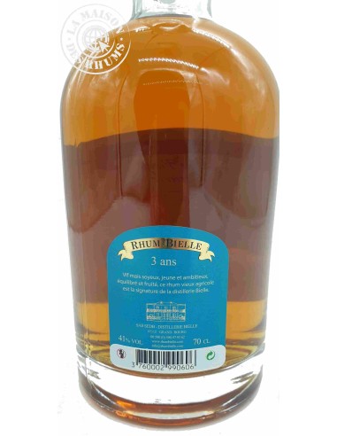 Rhum Bielle Vieux 3 ans 41%