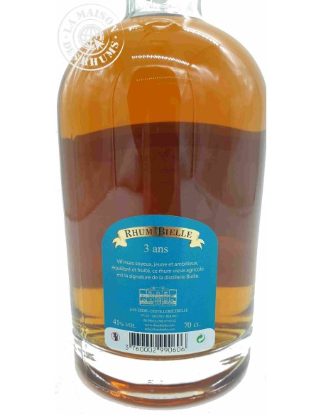 Rhum Bielle Vieux 3 ans 41%