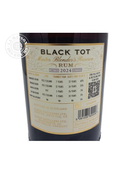 Rhum Black Tot Rum Vieux Master Blender's Reserve 2024 54.5%