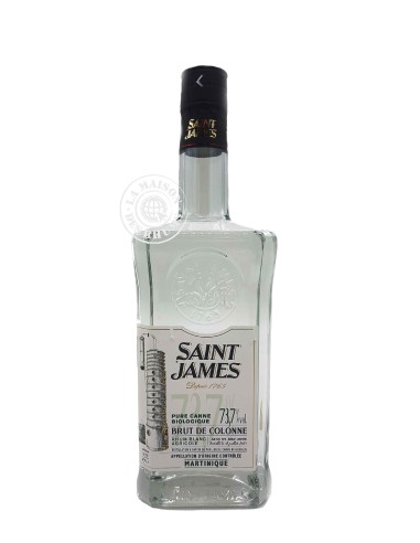 Rhum Saint James Blanc Bio Brut de Colonne -...