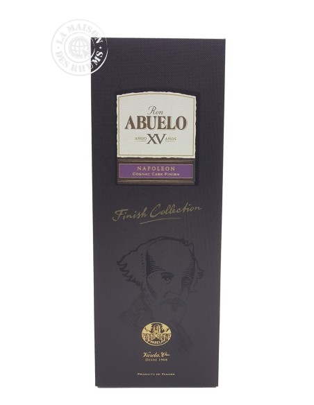 Rhum Abuelo Vieux Añejo 15 ans Cognac Napoléon Cask Finish 40%